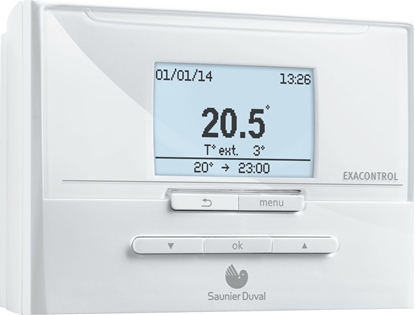 Attēls no Saunier Duval Regulator temperatury z programatorem tygodniowym Exaco Ntrol E7 (S0020118088)