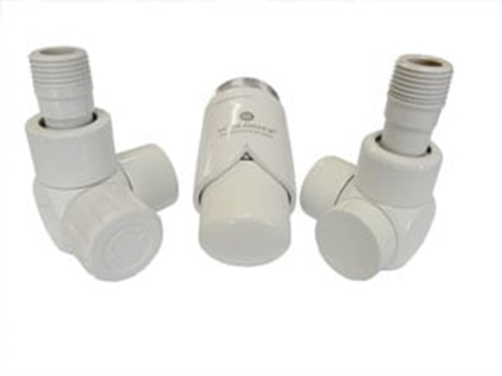 Picture of Schlosser Zestaw azienkowy osiowo prawy GZ ½\" x zczka 16x2 PEX biay - 601700114