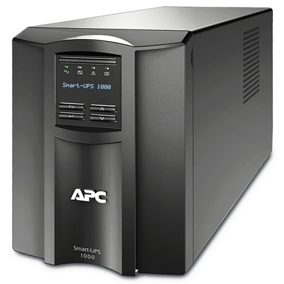 Attēls no Schneider Electric APC Smart-UPS, Tower, 8x IEC C13 outlets, SmartConnect Port+SmartSlot, AVR, LCD | SMT1000IC | 1000 VA | 700 W | 230 V