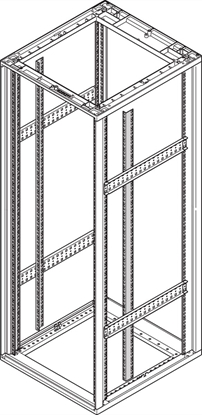 Изображение Schroff Novastar 19" Panel/Slide Mount, 16 U, RAL 7021