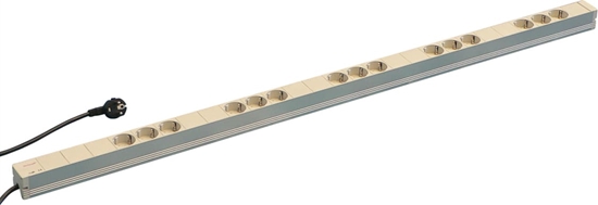Picture of Schroff Socket Strip, SCHUKO, 15 Sockets