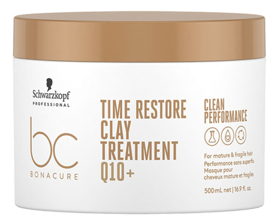 Picture of Schwarzkopf Professional BC Bonacure Time Restore Clay Hair Mask 500ml
