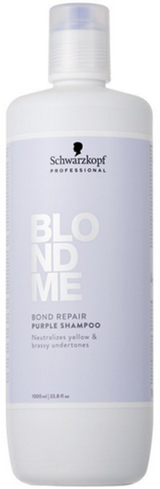 Picture of Schwarzkopf Professional BlondMe Bond Repair Purple Shampoo 1000ml