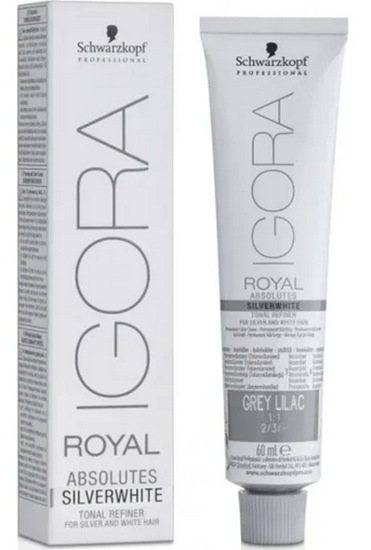 Picture of Schwarzkopf Professional Igora Royal SilverWhite Gray-Lilac Hair Color 60ml