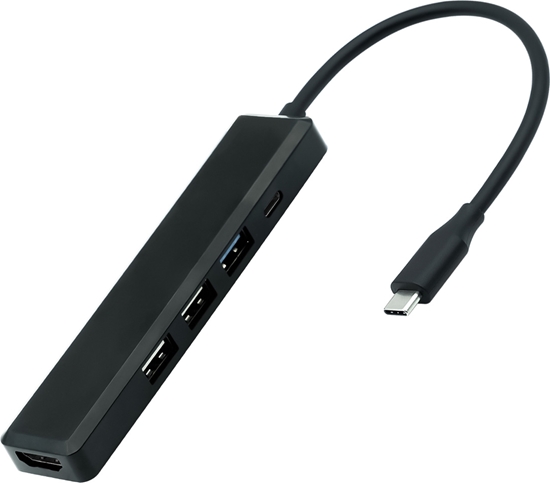 Picture of Secomp STANDARD USB Type C Docking Station, HDMI 4K30, 1x USB 3.0 Type A, 2x USB 2.0 Type A, 1x USB Type C PD (Power Delivery)