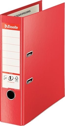 Изображение Segregator Esselte No.1 Vivida Plus dwigniowy A4 80mm czerwony (10K190B)