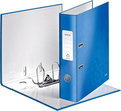 Изображение Segregator Leitz 180° Wow dwigniowy A4 80mm niebieski (10K302C)