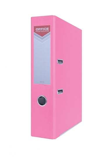 Picture of Segregator Office Products Officer dwigniowy A4 75mm róowy (PBSX0774)