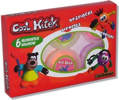Attēls no Sellmar COOL KITEK Masa Plastyczna Neon 6sztopk - CK6