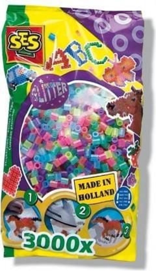 Picture of SES Koraliki do prasowanek - neonowy MIX kol. z brok. - 192376