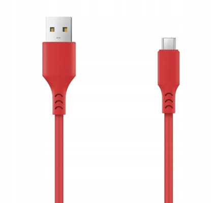 Attēls no Setty kabelis USB- USB-C 1,8 m 2A sarkans