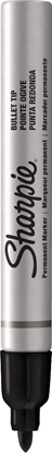 Attēls no Sharpie Marker permanentny BAREL metalowa obudowa czarny 1mm (PM5594)