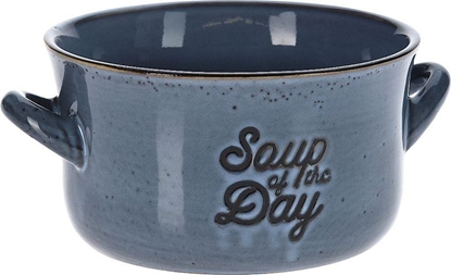 Attēls no Siaki Collection Miska na zup, BULIONÓWKA do zupy, ceramiczna, 650 ml, NIEBIESKA