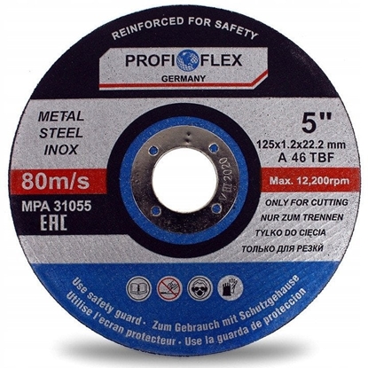 Изображение Silver Tarcza do cicia Profi-Flex 125 x 22.23 x 1.2 mm