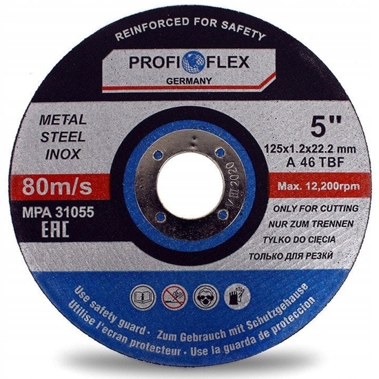 Изображение Silver Tarcza do cicia Profi-Flex 125 x 22.23 x 1.2 mm