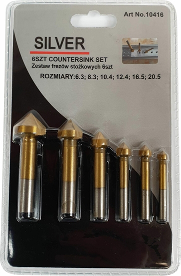Picture of Silver Zestaw szeciu frezów stokowych (10416)
