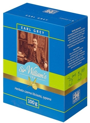 Attēls no Sir Williams Herbata czarna liciasta Earl Grey 100g
