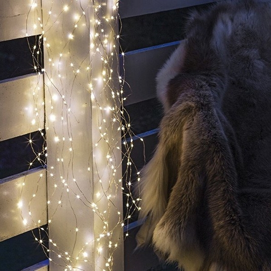 Picture of Sirius Home 30746, Silver, Transparent, 350 bulb(s), LED, 12 W, 12 V, 2700 mm