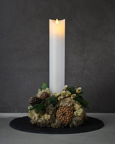 Picture of Sirius Home Sara, Gold, White, 1 bulb(s), LED, Battery, AA, 290 mm