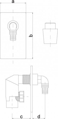Attēls no Syfon Hydroland podtynkowy biay (5900308735855)