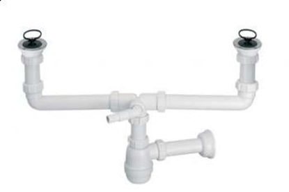 Attēls no Syfon McAlpine Syfon butelkowy podwójny 1,5" (CDBAWW-P)