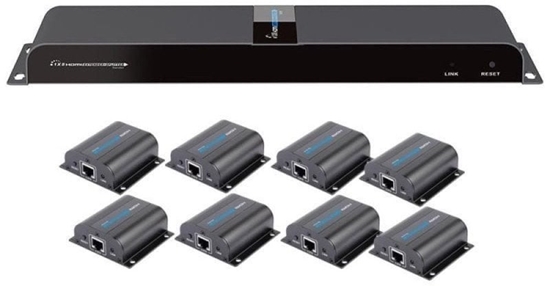 Picture of System przekazu sygnau AV Techly HDMI Extender/Splitter z IR przez RJ45 50m