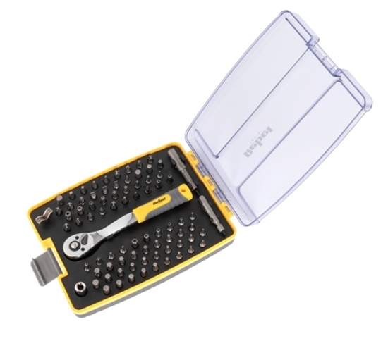 Picture of Skrūvgriežu komplekts - 80 uzgaļi | Ergonomisks rokturis