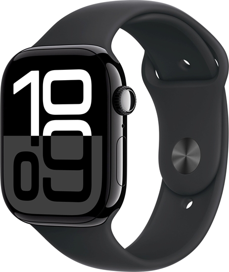Изображение Smartwatch Apple Watch 10 GPS 46mm  Jet Black Alu S/M Czarny  (MWWP3QC/A)