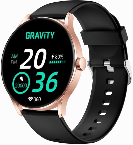Изображение Smartwatch Gravity Smartwatch Czarny Róowy GT2-2 PRO