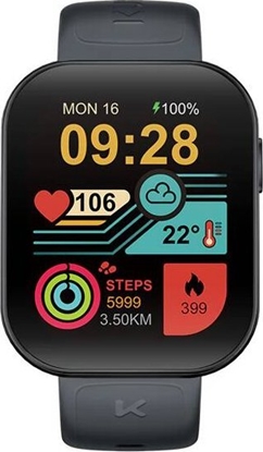 Attēls no Smartwatch Kumi U6 Czarny  (KU-U6/BK)