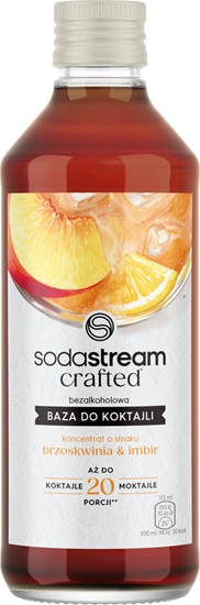 Изображение Sodastream Syrop Crafted Brzoskwinia i Imbir 330 ml