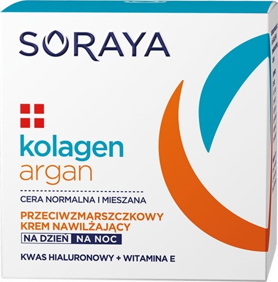 Изображение Soraya Kolagen Argan Krem nawilajcy przeciwzmarszczkowy na dzie i noc 50ml