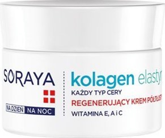 Изображение Soraya Kolagen Elastyna Regenerujcy Krem pótusty na dzie i noc 50ml