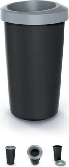 Picture of Sourcing KEDEN COMPACTA R 25L WASTE BIN - SMOOTH GRAY