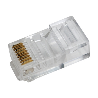 Изображение Spraudnis | RJ45 | CAT5E | neekranēts | Izkārtojums: 8p8c | krimpējams | LOGILINK