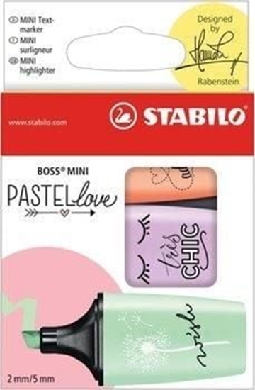 Picture of Stabilo Zakrelacz Boss Mini Pastellove 3 kolory (283420)