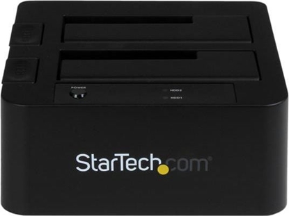 Изображение Stacja dokujca StarTech Baza dokujca na dwa dyski, 2,5"/3,5" (SDOCK2U33EB)