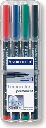 Attēls no Staedtler FOLIOPIS STAEDTLER LUMOCOLOR B 4SZT - S314WP4