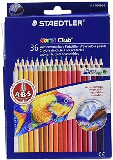 Изображение Staedtler Kredki akwarelowe 36 kolorw Noris Club