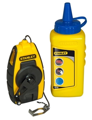 Изображение Stanley Zestaw kieszonkowy sznur traserski 9m + kreda niebieska 115g (472440)