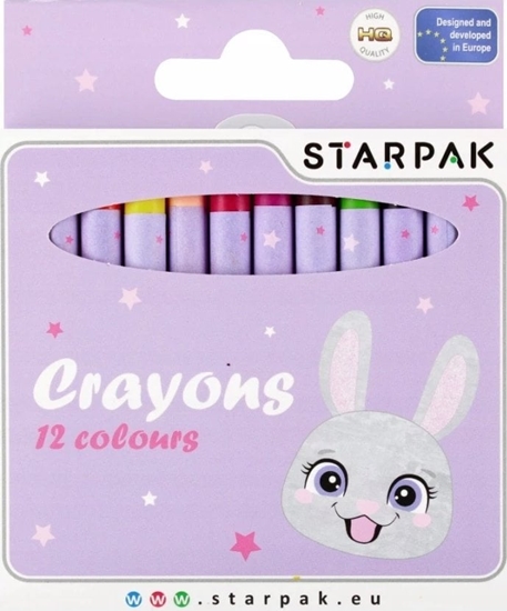 Picture of Starpak KREDKI WOSK 12KOL RABBIT STK 12/144