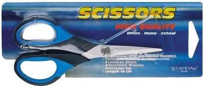 Attēls no Starpak Noyczki 14cm z gumowan rczk