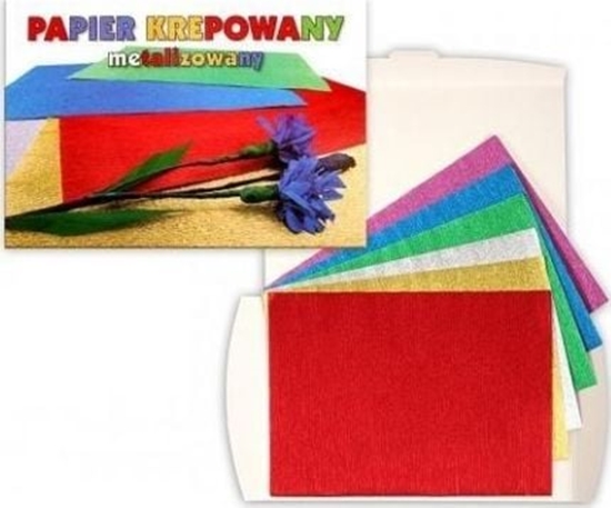 Picture of Starpak Papier metalizowany krepowany, 6 kolorów C5 (179830)