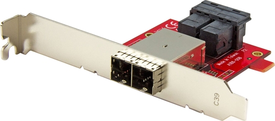 Изображение StarTech Adapter 2x SFF-8643 - 2x SFF-8644 (SFF86448PLT2)