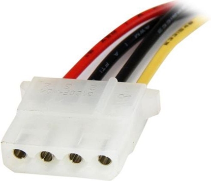 Изображение StarTech Molex - SATA, 0.3m, Wielokolorowy (LP4SATAFM12)