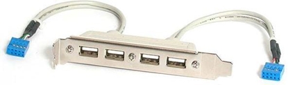 Attēls no StarTech Panel tylni led 4x USB 2.0 (USBPLATE4)