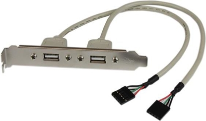 Attēls no StarTech Panel tylni modu 2x USB-A (USBPLATE)
