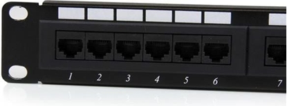 Изображение StarTech Patch panel 19" 1U 24x RJ-45 Cat.6 (C6PANEL24)