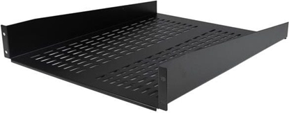 Attēls no StarTech Póka przeznaczona do montau w szafach Rack 2U, udwig 22kg, Perforowana (CABSHELF22V)
