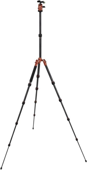 Изображение Statyw Rollei Compact Traveler No. 1 Carbon pomaraczowy (22579)